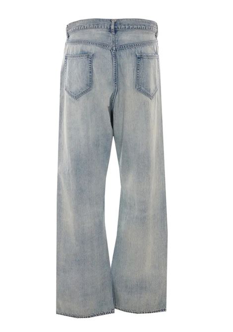 jeans selvedge uomo indigo AURALEE | A26SP02DELIGHT INDIGO